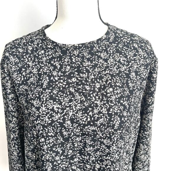 VTG Rena Rowan for Saville Buttons Back Flower Top - Picture 2 of 6